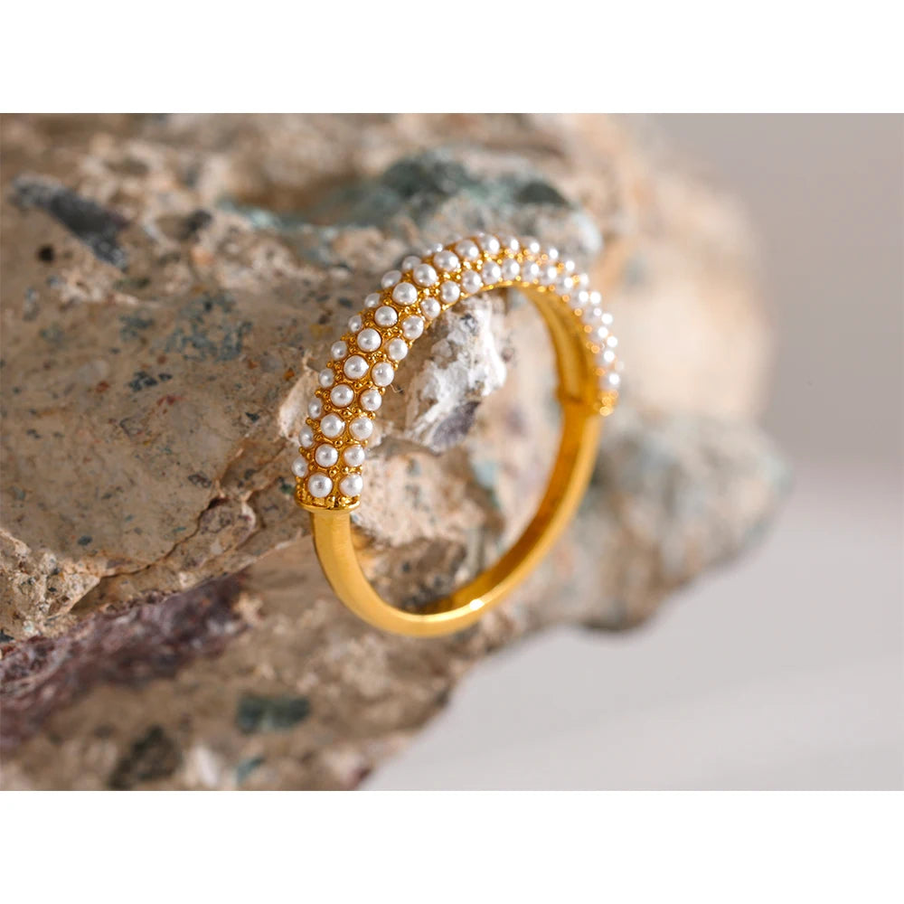 Pearl Accent Ring