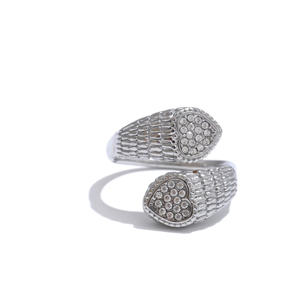 Starlit Heart Ring
