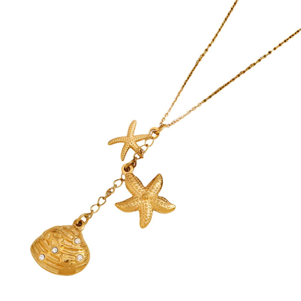 Long Pendant Necklace Beach Vacation