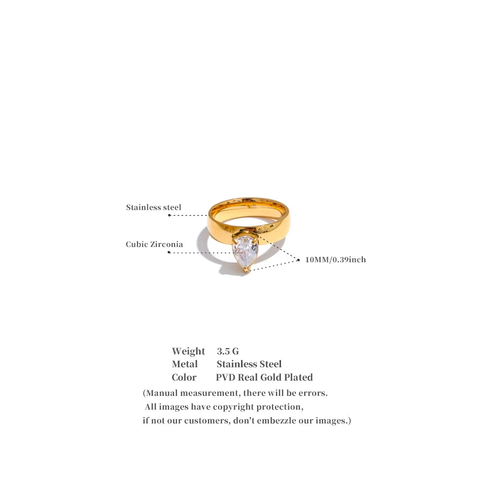 Golden Tear Ring
