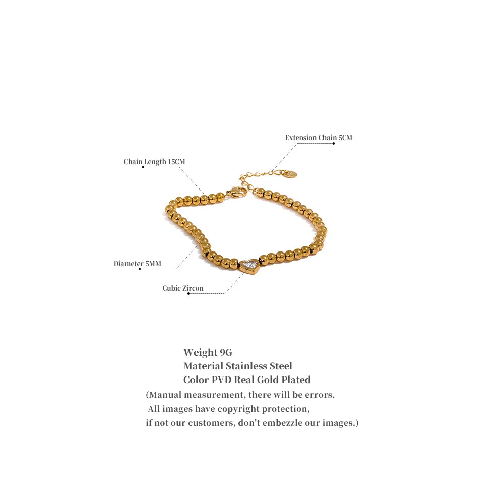 Eyla Heart Bracelet