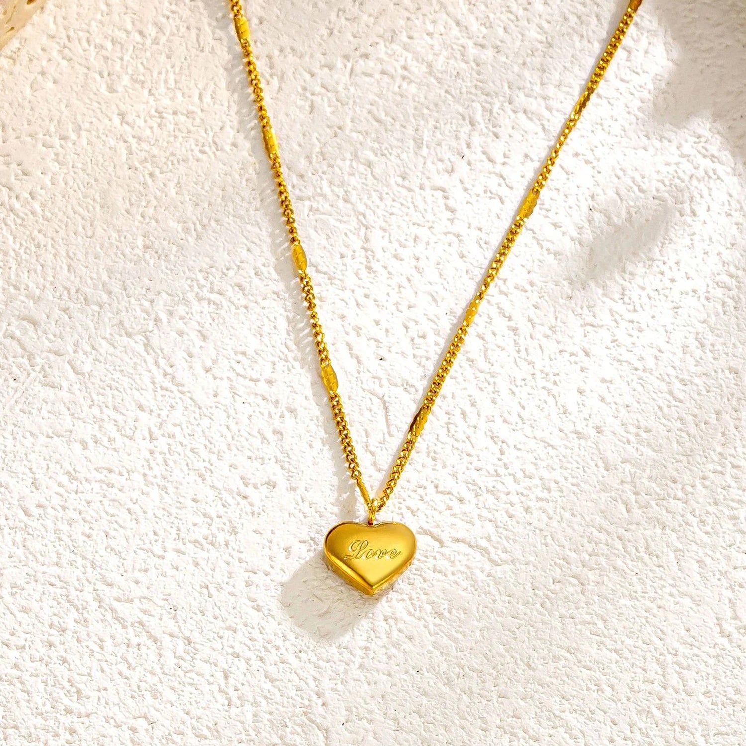 Engraved LOVE Necklace