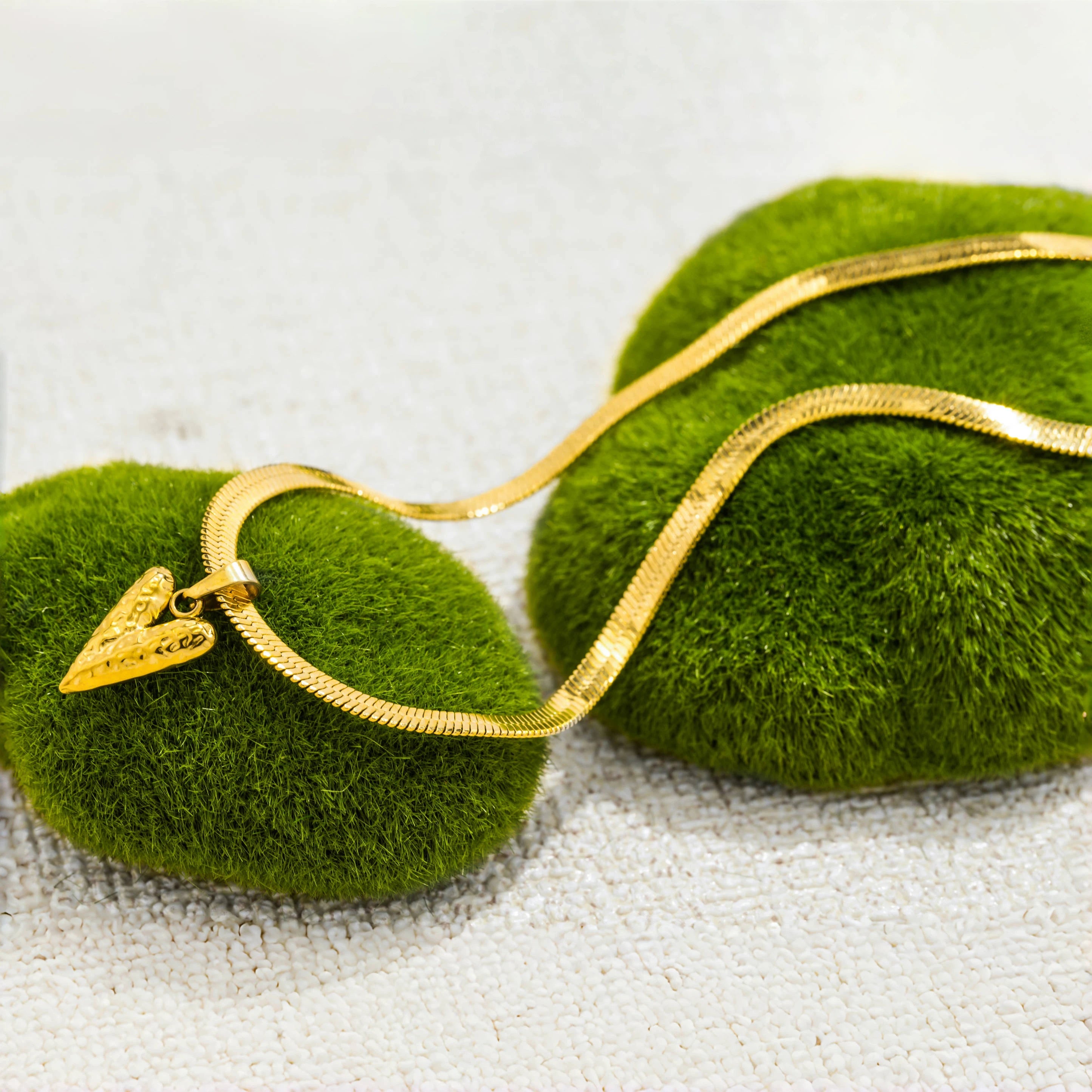 Snake Heart Necklace