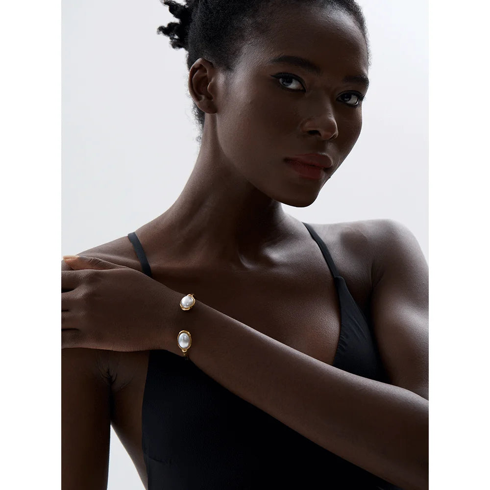 Pearls Cuff Bracelet