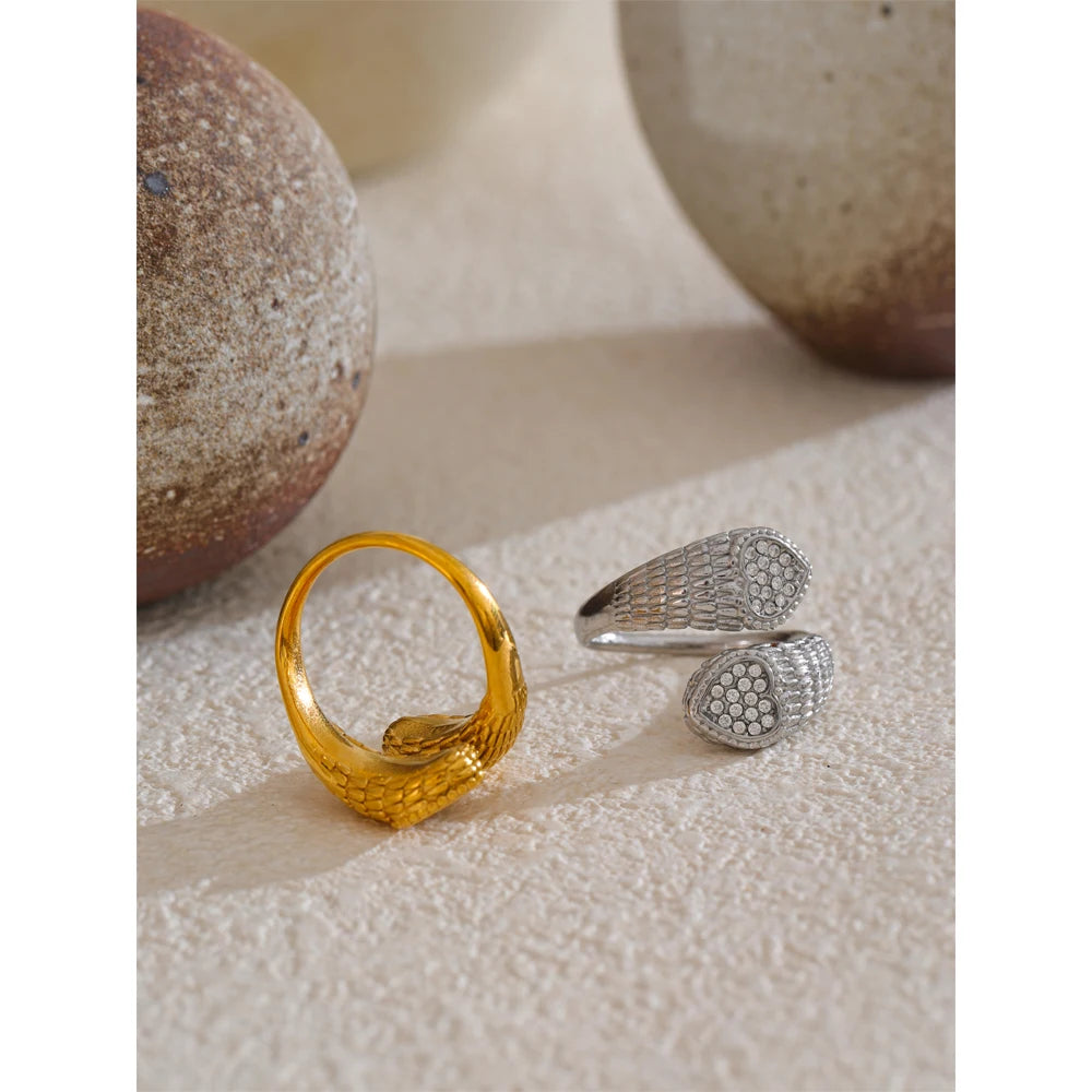 Starlit Heart Ring
