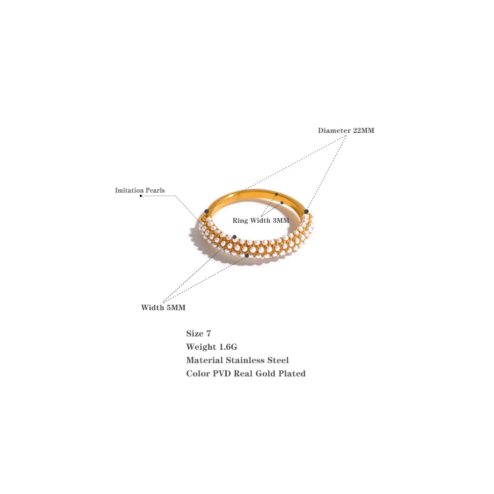 Pearl Accent Ring