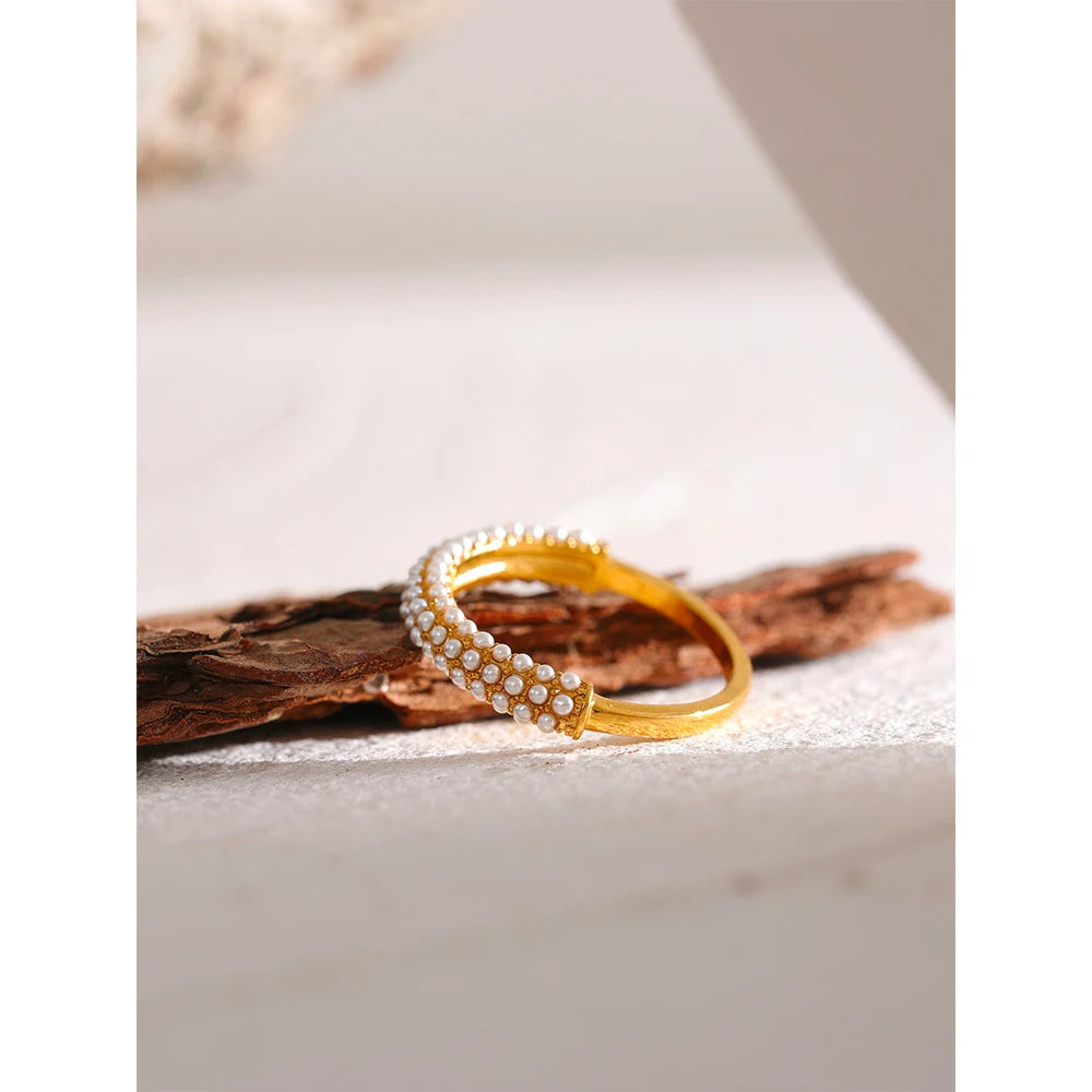 Pearl Accent Ring