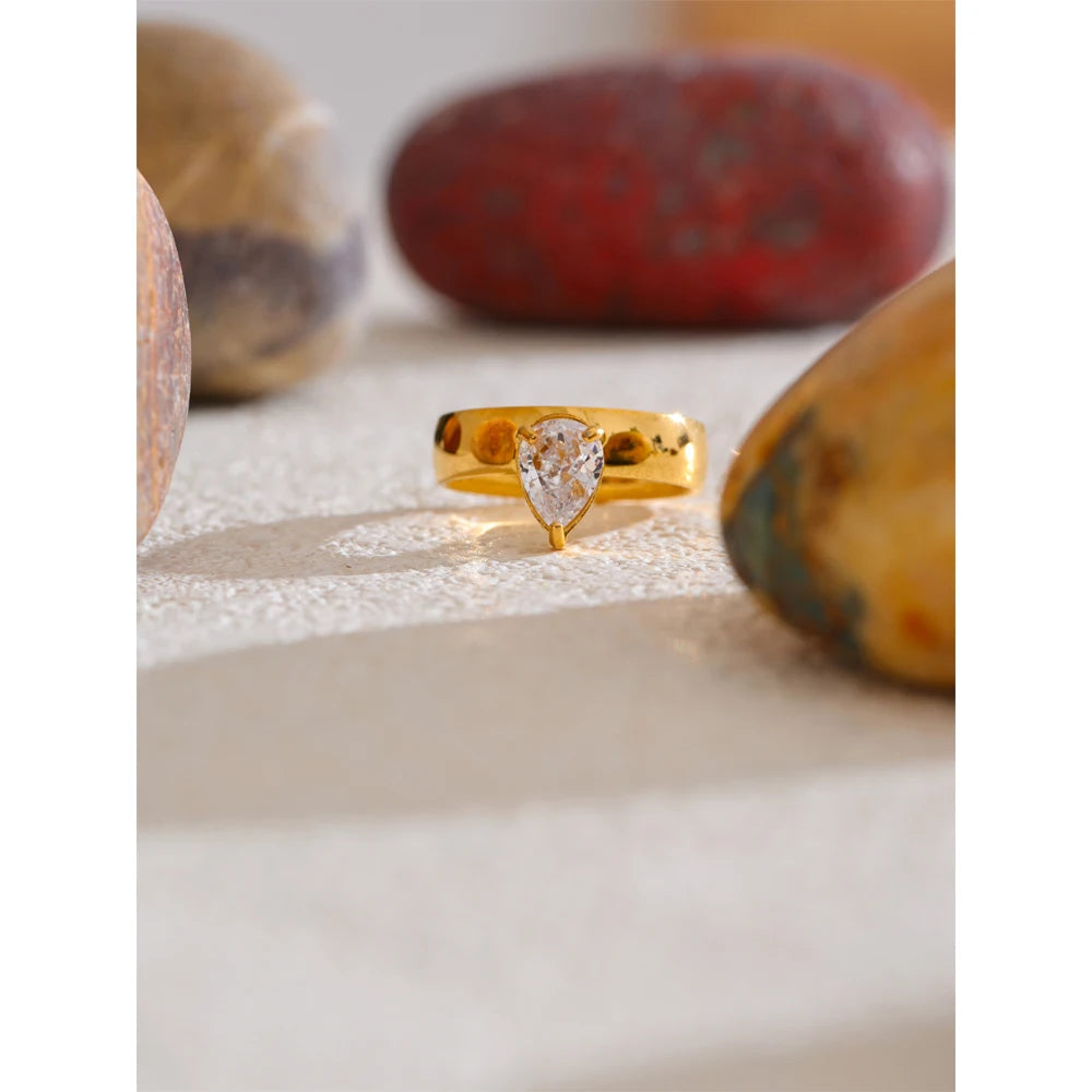 Golden Tear Ring