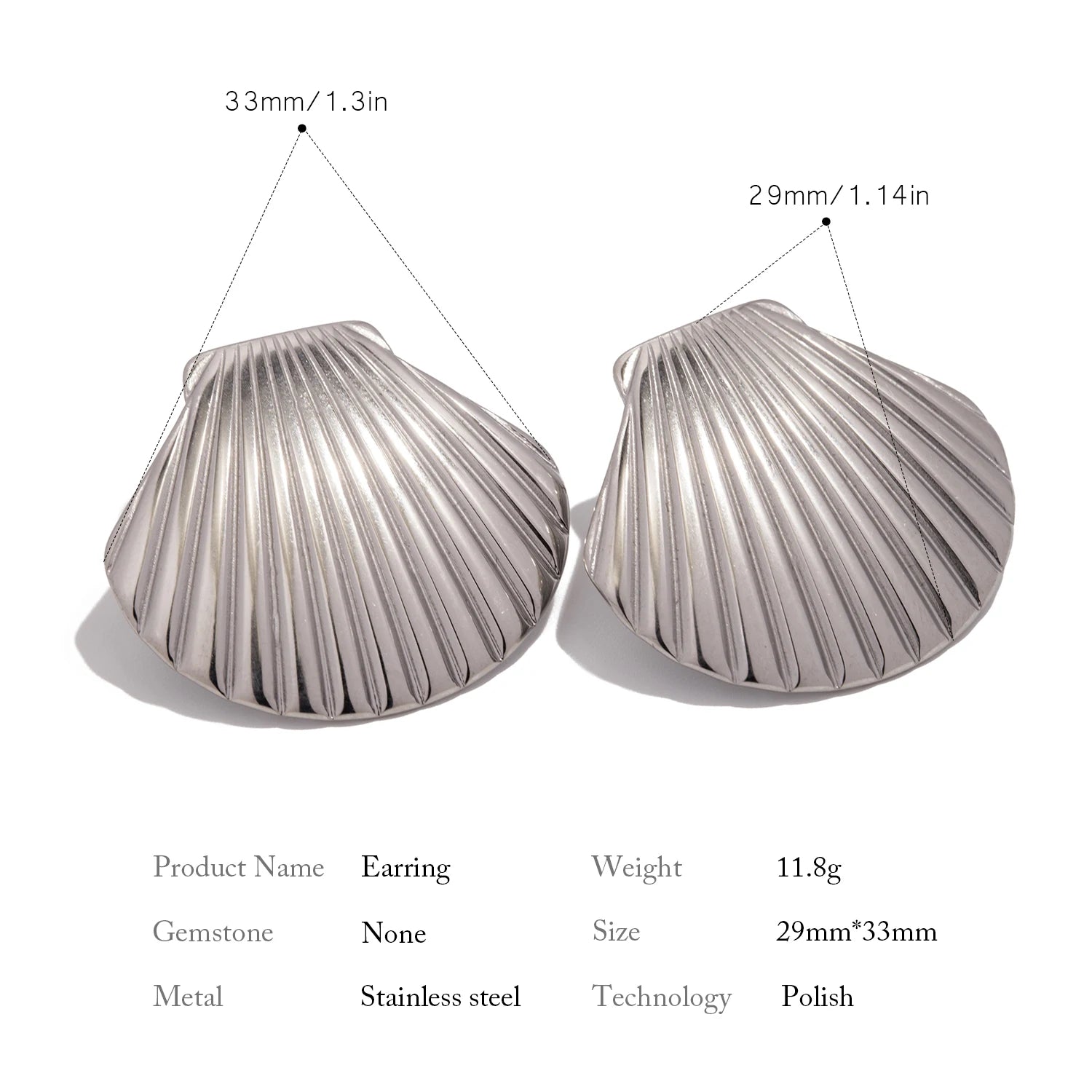 Shell Kavi Earrings