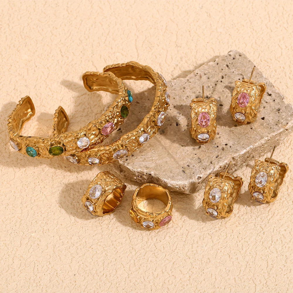 Oval Cubic Ring