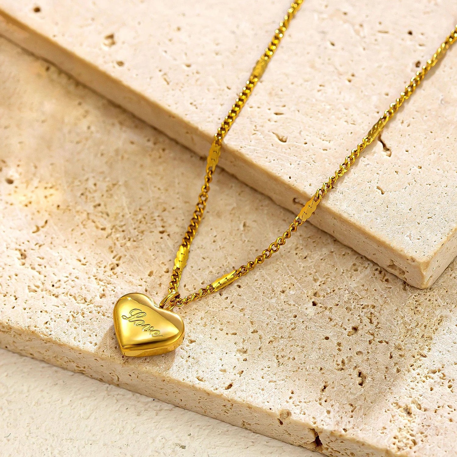 Engraved LOVE Necklace