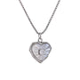 Heart Raven Necklace