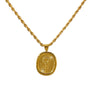 Oval Flower Necklace
