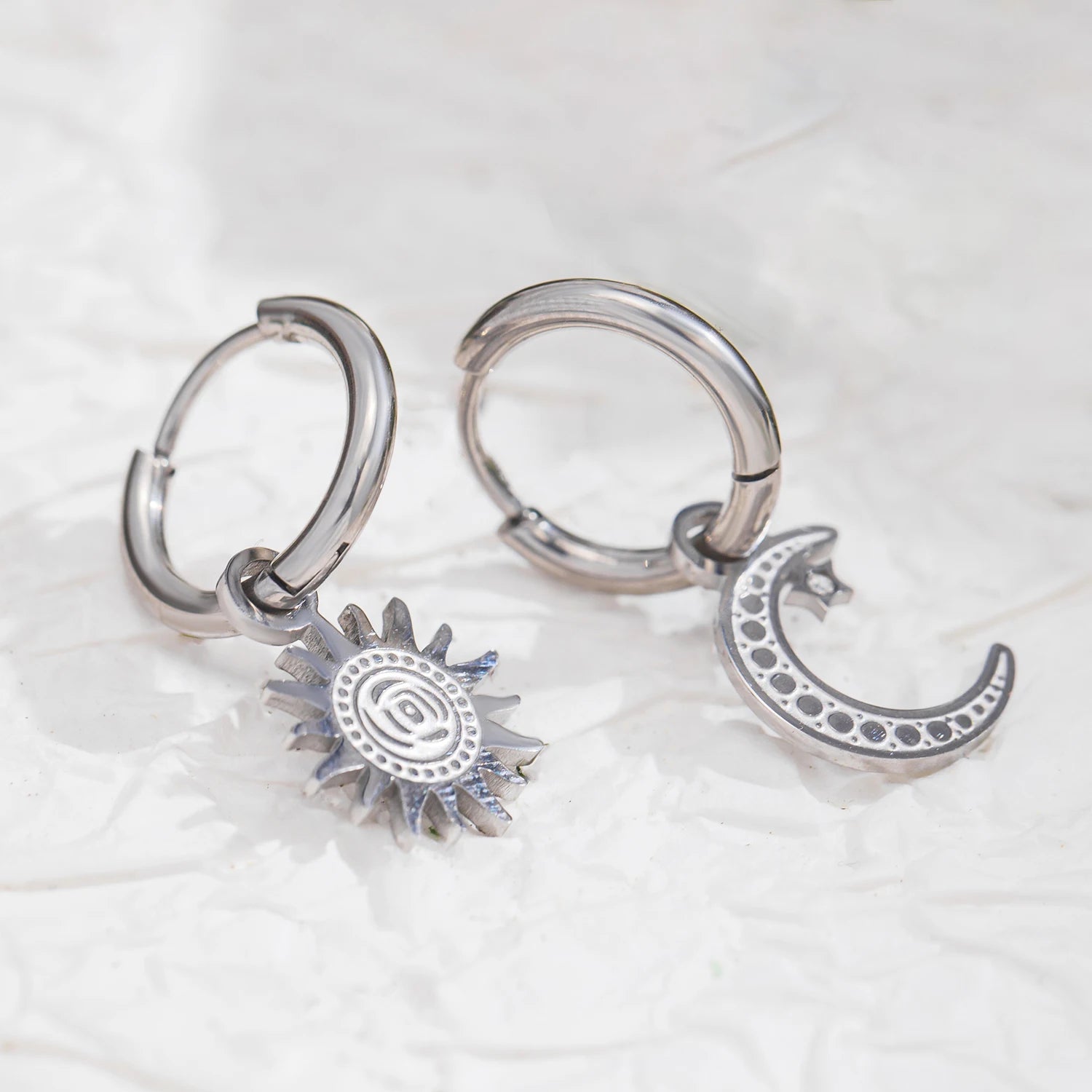 Sun Moon Earrings