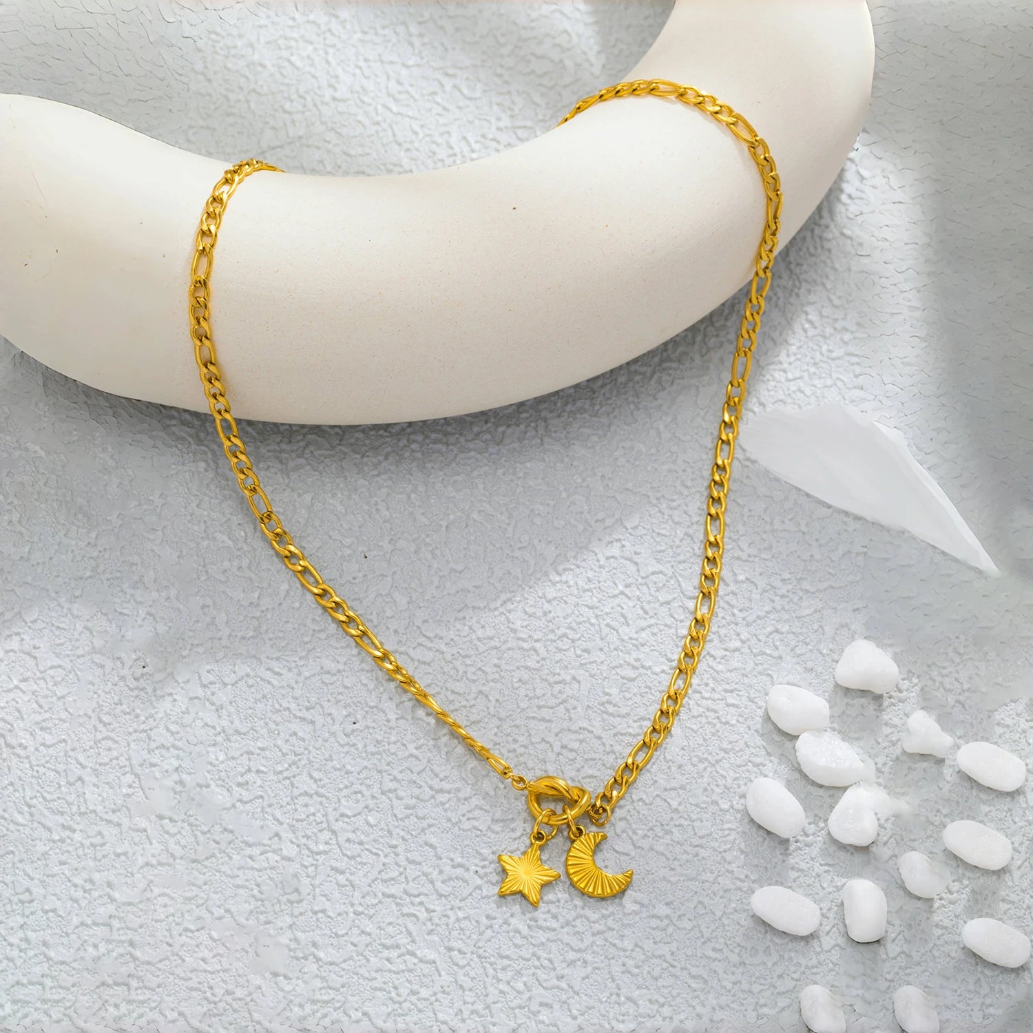 Star Moon Necklace