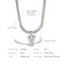 Snake Heart Necklace