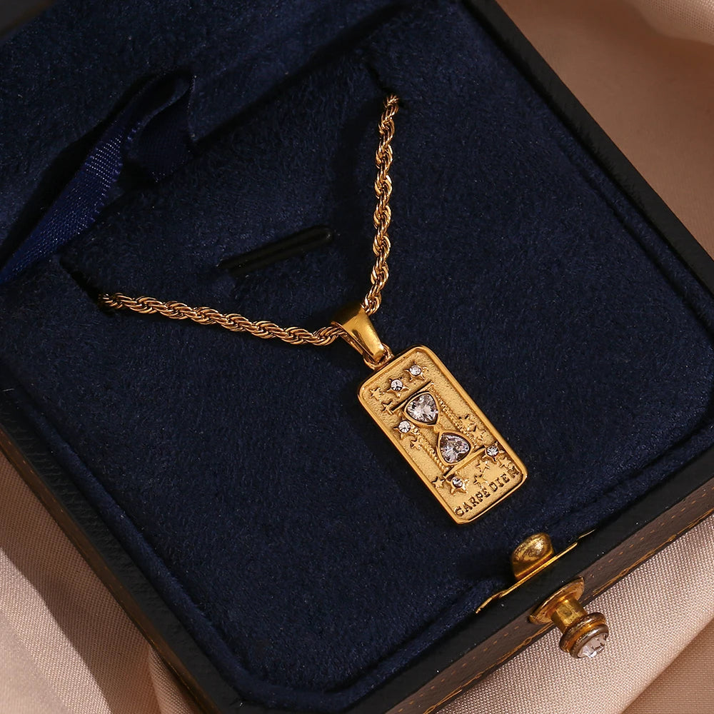 Tarot Pendant Moon Necklace