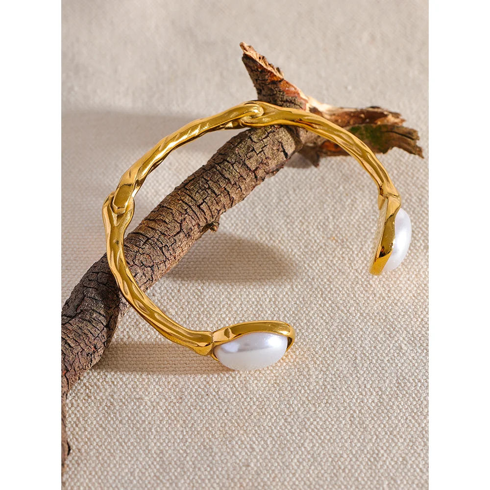 Pearls Cuff Bracelet