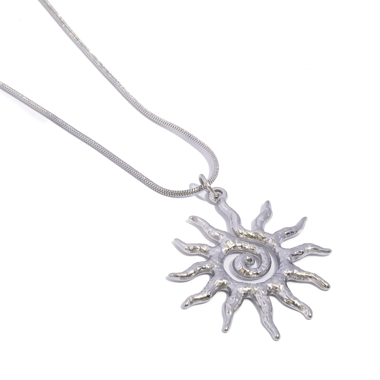 Spiral Sun Necklace