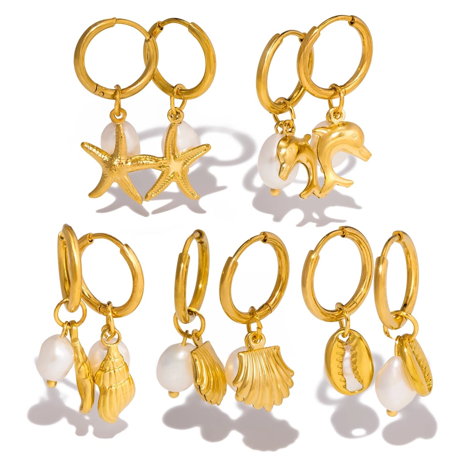 Sea Freshwater Earrings