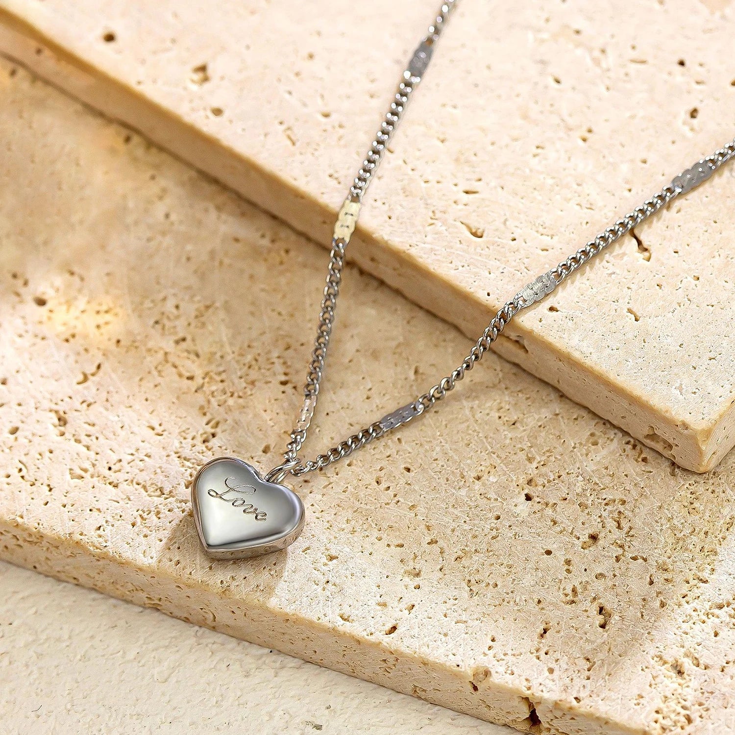 Engraved LOVE Necklace