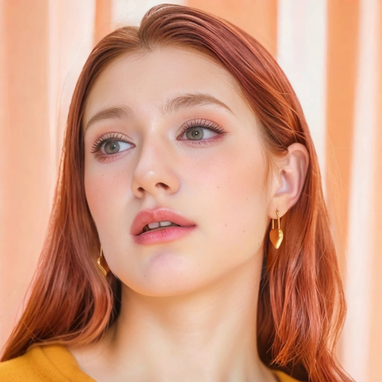 Inka Heart Earrings