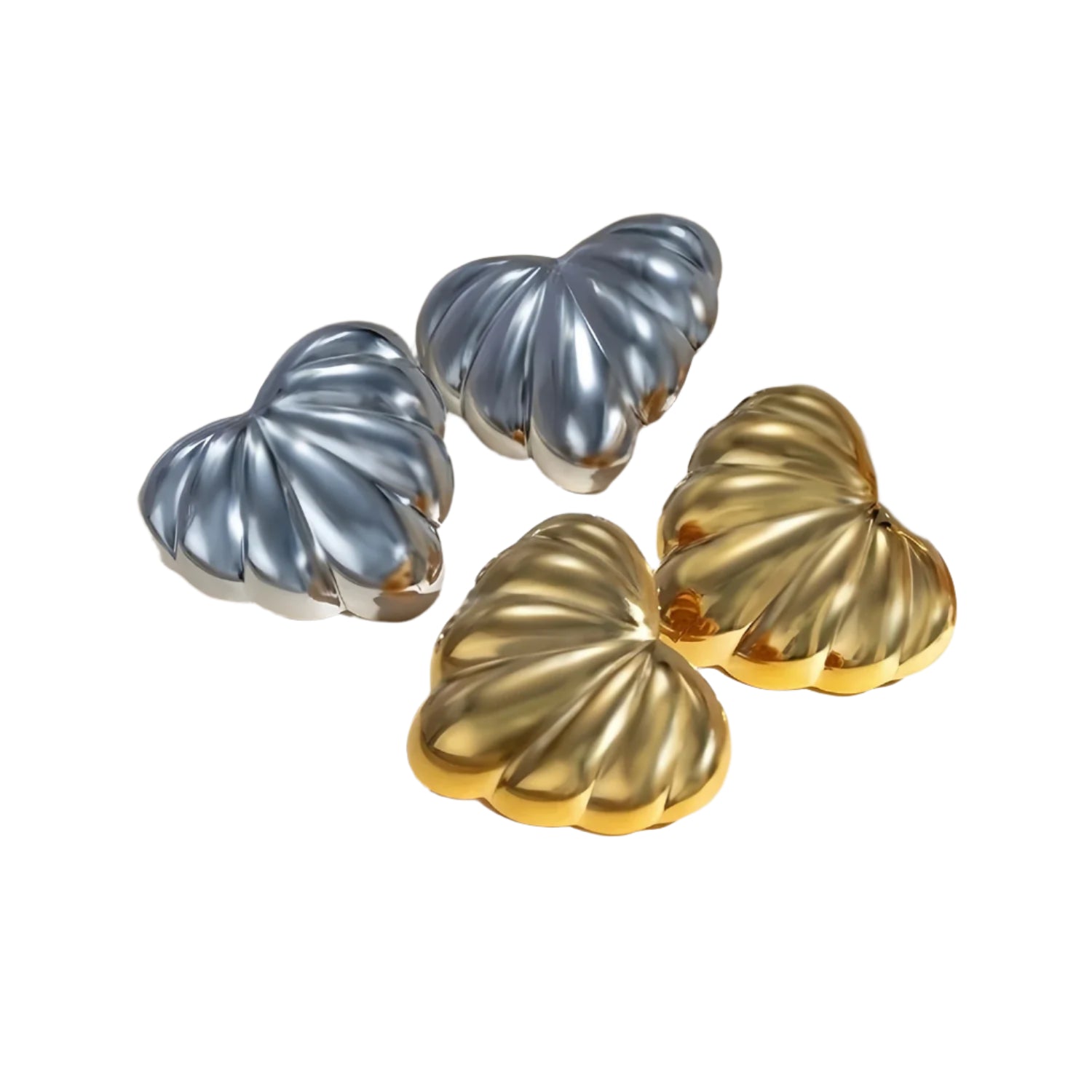 Heart Stud Earrings