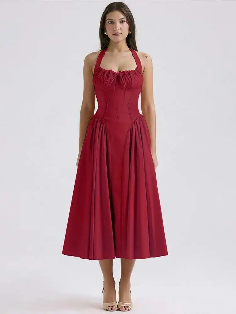 Positano Halter Dress