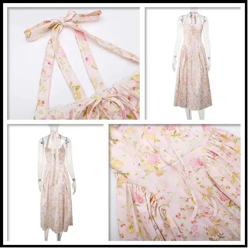 Positano Halter Dress