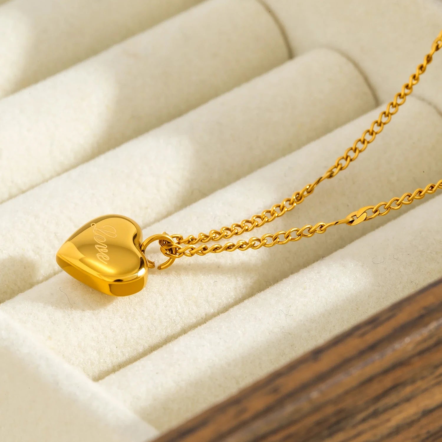 Engraved LOVE Necklace