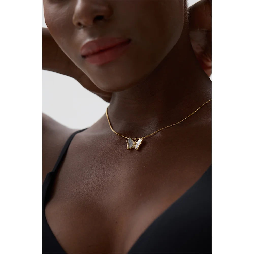Butterfly Cast Necklace