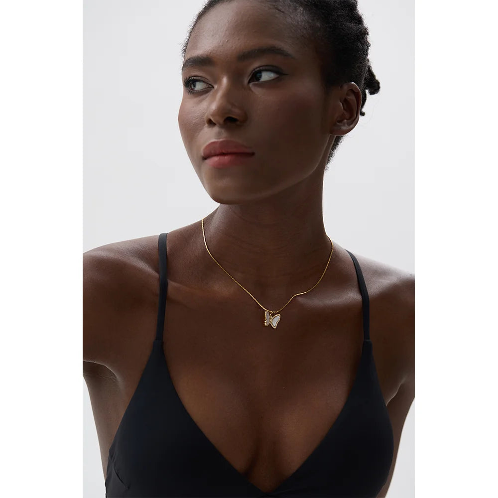 Butterfly Cast Necklace