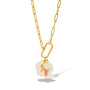 Snake Love Stone Necklace