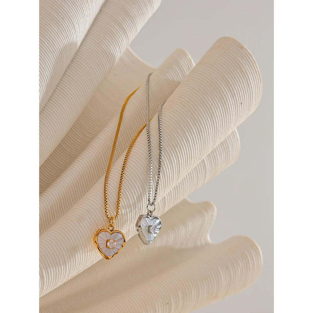 Heart Raven Necklace