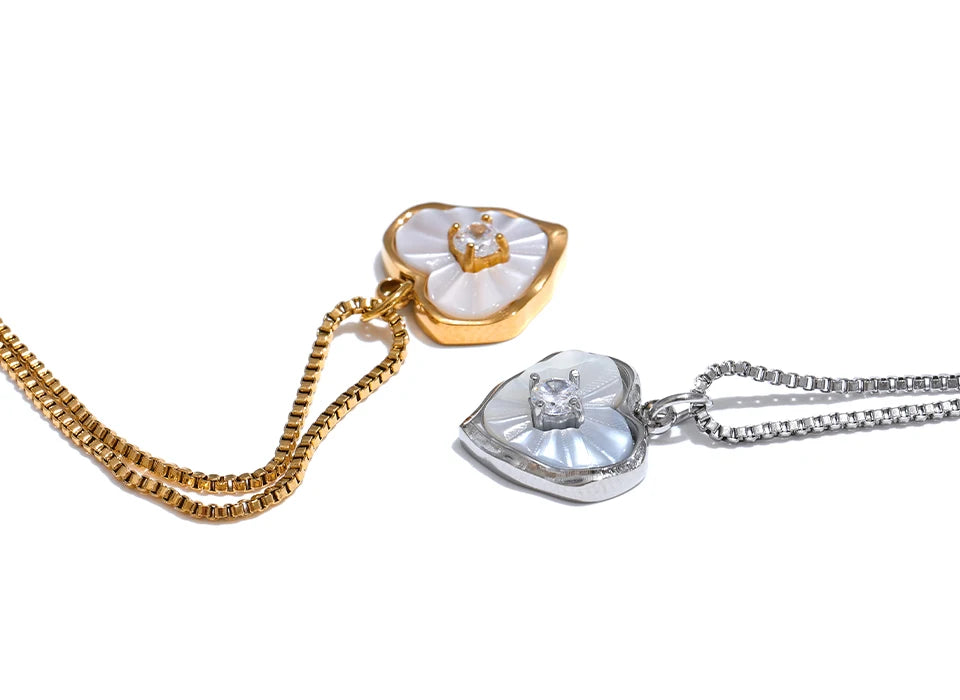 Heart Raven Necklace