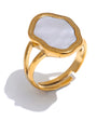 Zeya Shell Ring