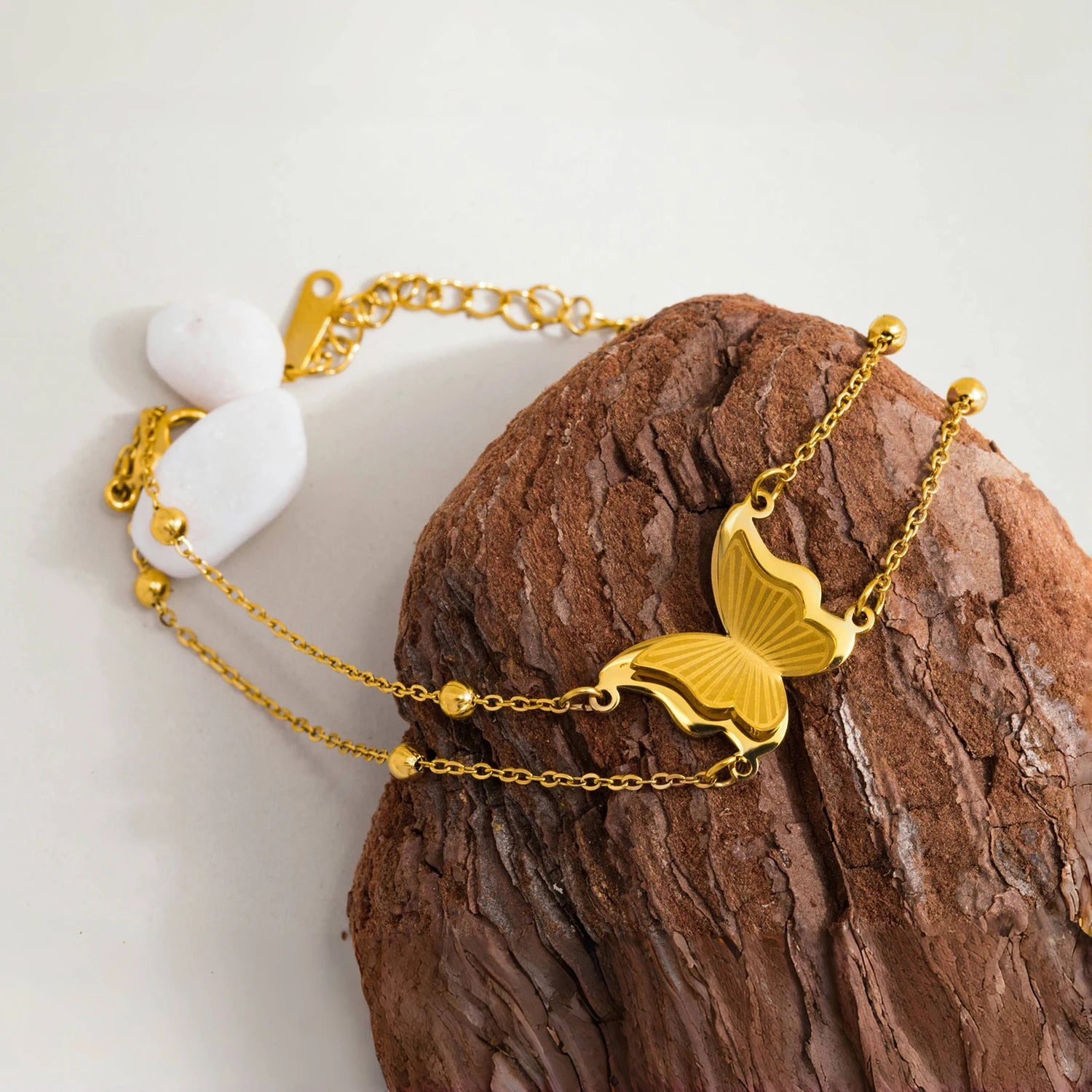 Bilayer Butterfly Bracelet