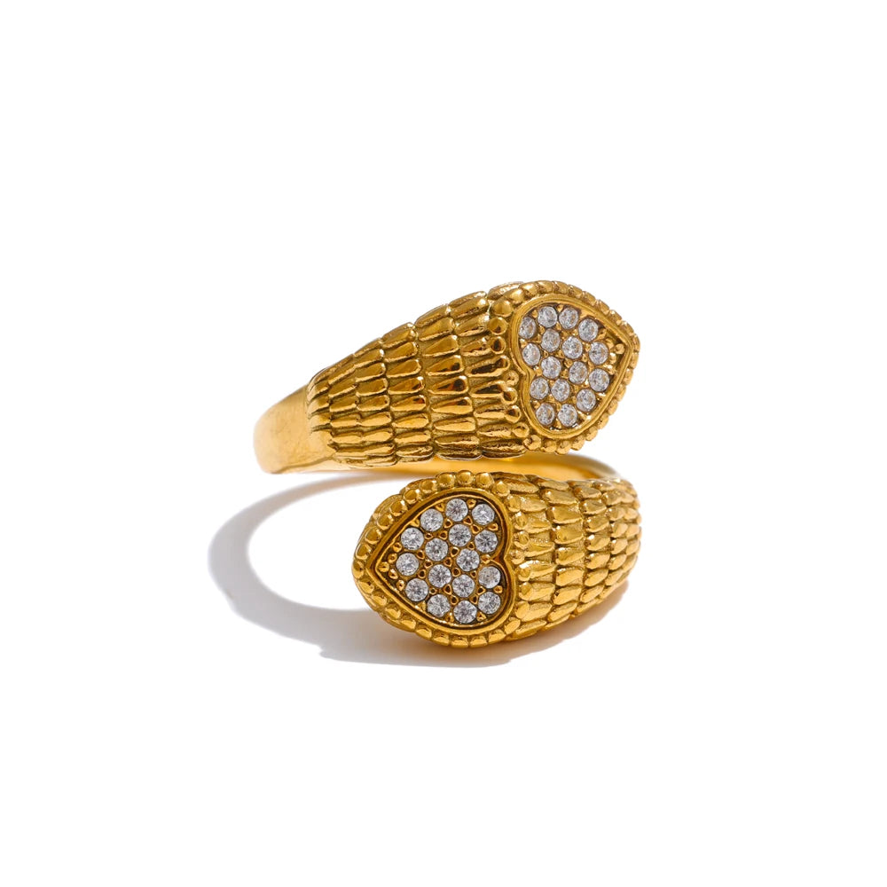 Starlit Heart Ring