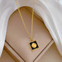 Square Inlay Necklace