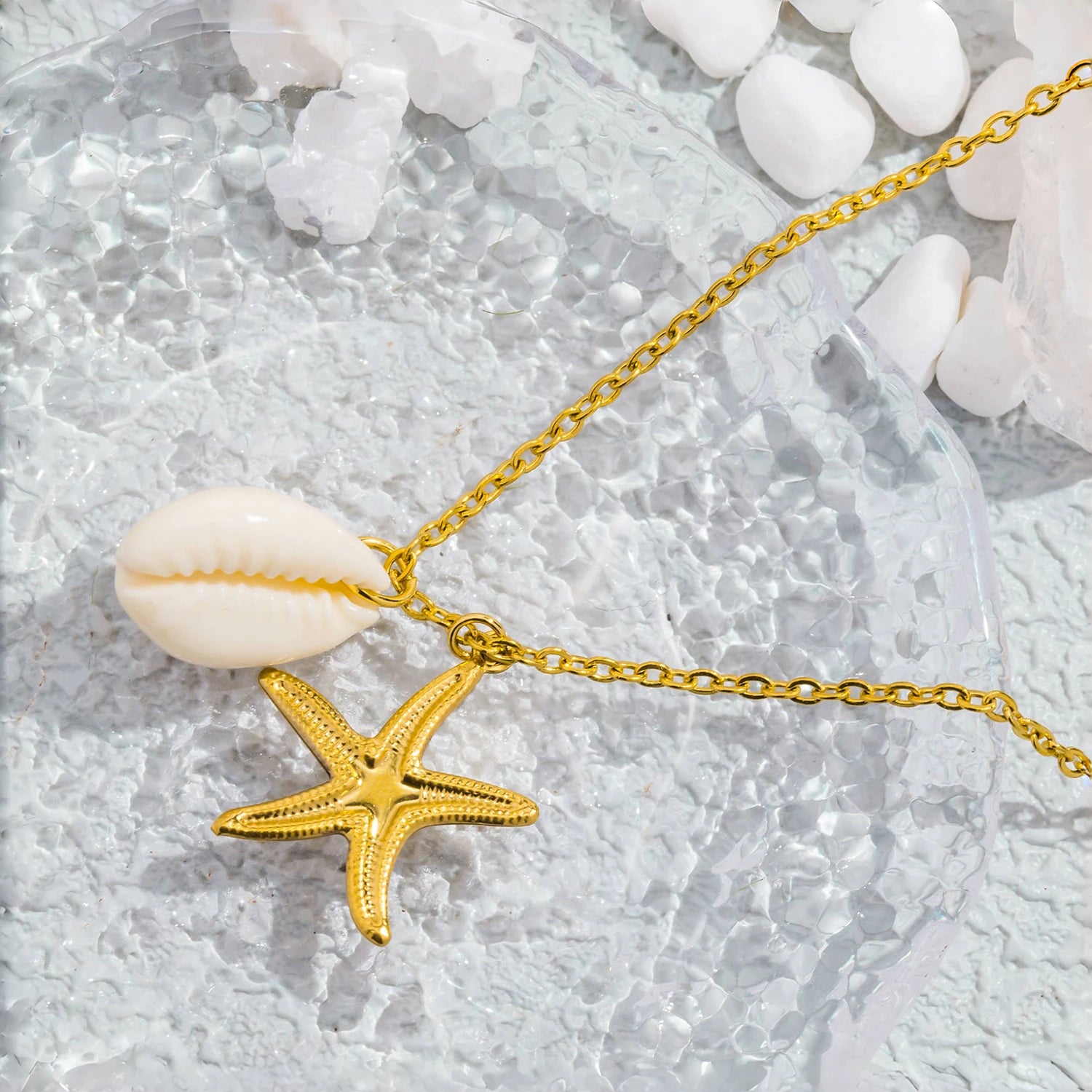 Turtle Starfish Necklace