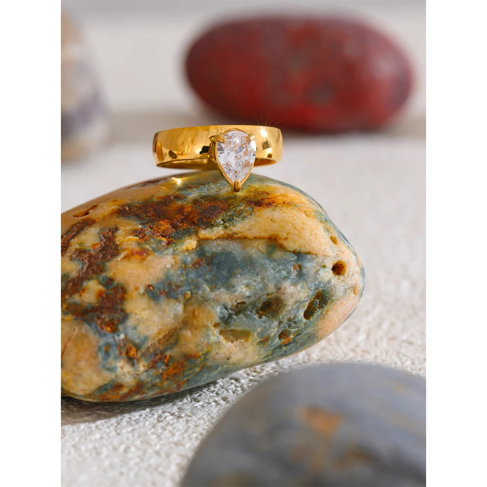 Golden Tear Ring