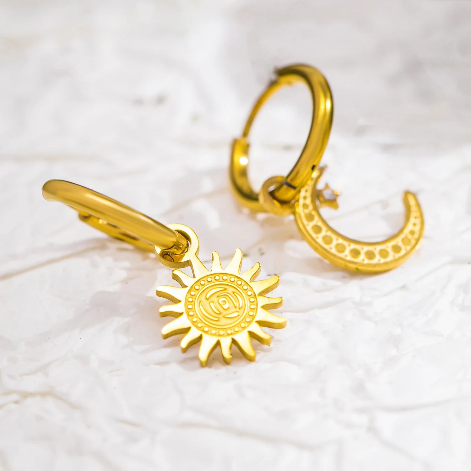 Sun Moon Earrings