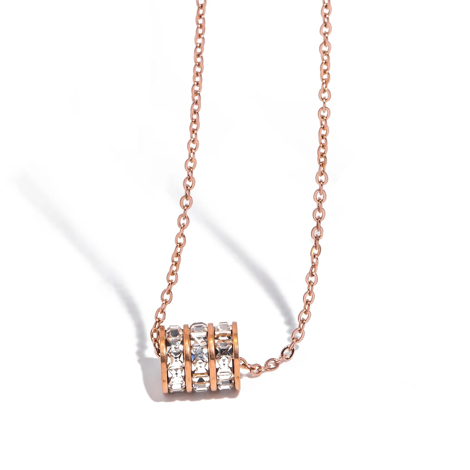 Cylinder Pendant Necklace