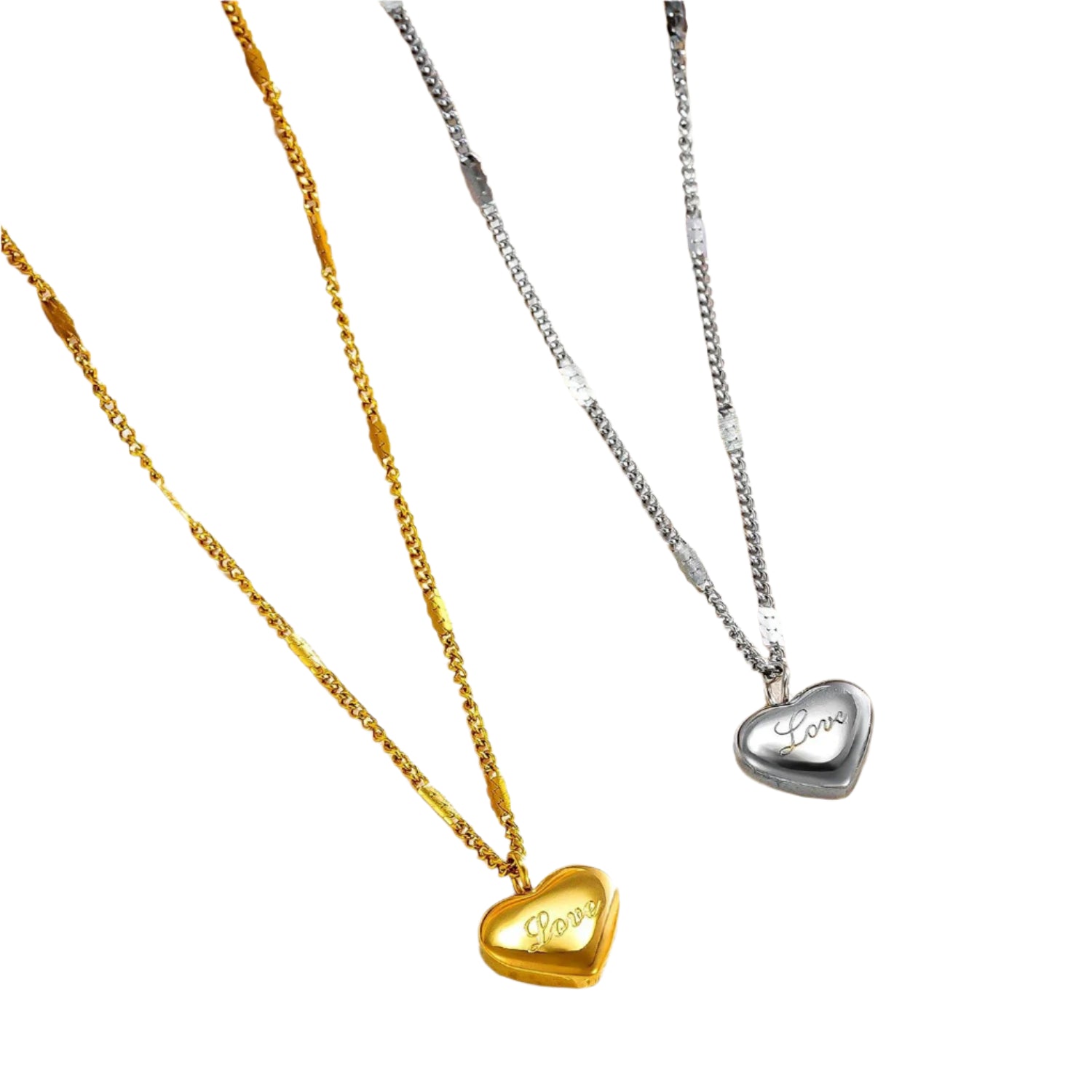 Engraved LOVE Necklace