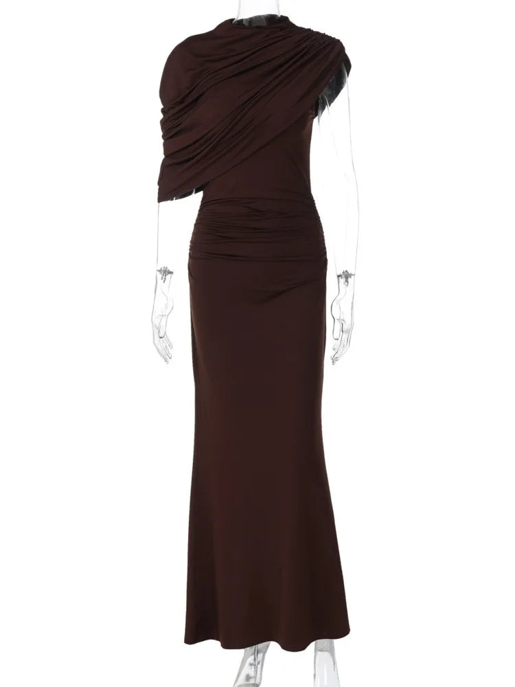 Aura Ruched Gown