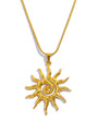 Spiral Sun Necklace