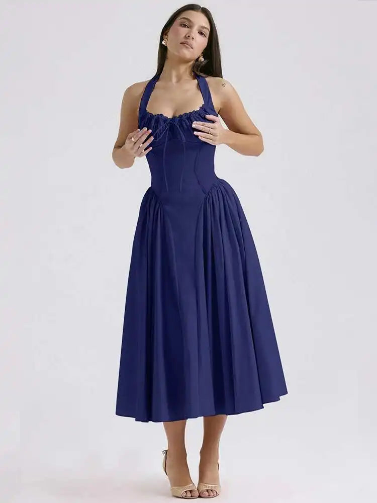 Positano Halter Dress