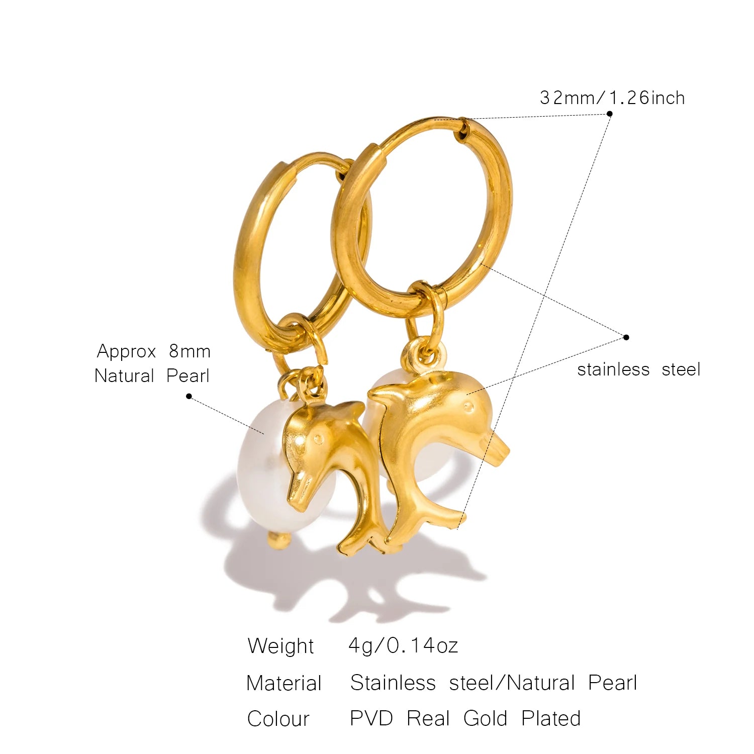 Sea Freshwater Earrings