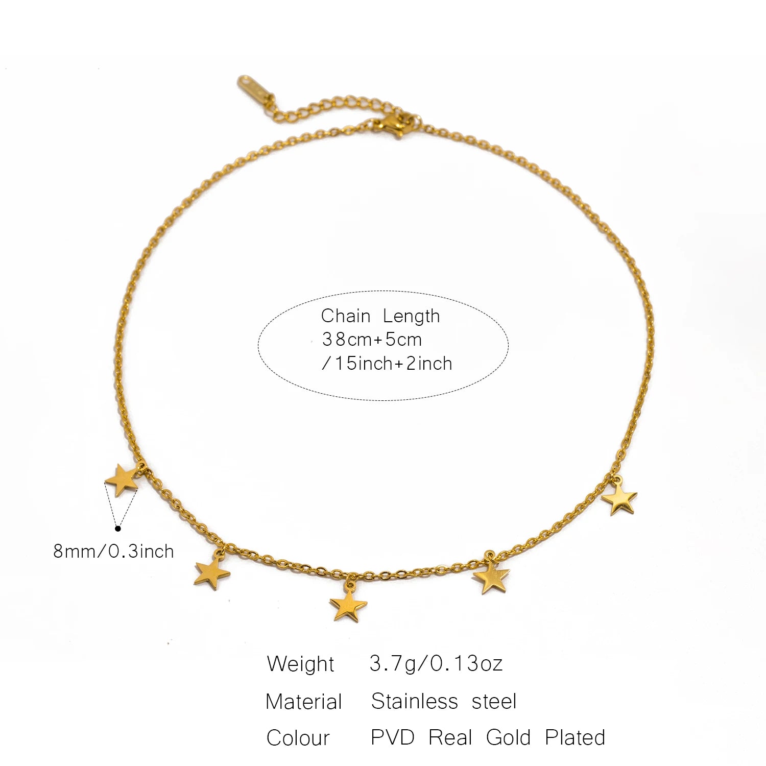 Personalized Star Necklace